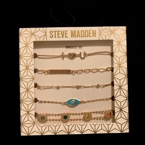 Steve Madden 5pc Bracelet Set